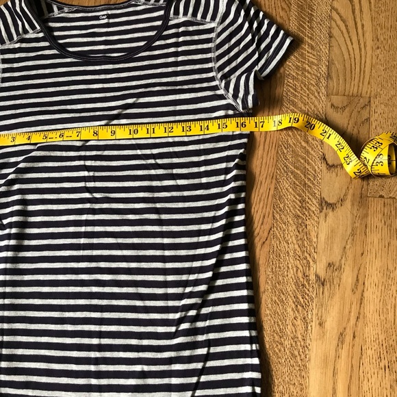Bundle 3 for $10 Gap dark blue and gray striped shirt in EUC size L - Picture 8 of 8